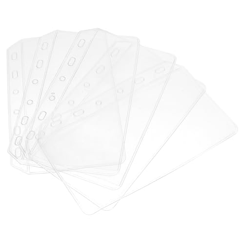 DOITOOL 5 Stück Teiliges Reißverschluss Binder Taschen PVC Dokumentenaufbewahrung für Quittungen und Notizen Transparent Leicht und Praktisch für Organisation DOITOOL 5 Stück Teiliges Reißverschluss Binder Taschen PVC Dokumentenaufbewahrung für Quittungen und Notizen Transparent Leicht und Praktisch für Organisation von DOITOOL