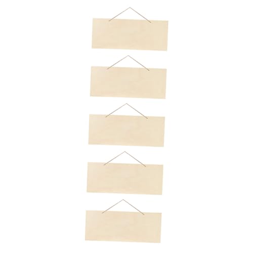 DOITOOL 5 Stück Teiliges Set Blanko Holzschild mit Seil für DIY Unvollendete Holzscheiben zum Aufhängen für Hochzeiten Dekorationen und Kreative Projekte DOITOOL 5 Stück Teiliges Set Blanko Holzschild mit Seil für DIY Unvollendete Holzscheiben zum Aufhängen für Hochzeiten Dekorationen und Kreative Projekte von DOITOOL