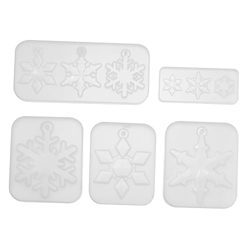 DOITOOL 5 Stück Teiliges Silikon Gießform für Weihnachtsanhänger Diy Epoxidharz Formen für Ohrringe Schmuck und Winterdekorationen DOITOOL 5 Stück Teiliges Silikon Gießform für Weihnachtsanhänger Diy Epoxidharz Formen für Ohrringe Schmuck und Winterdekorationen von DOITOOL