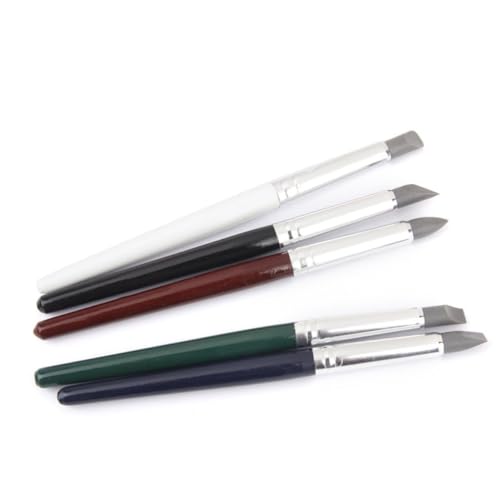 DOITOOL 5 Stück Teiliges Silikon Modellierwerkzeug Set für Töpferarbeiten zum Formen Schnitzen und Gestalten von und Metallkomponenten von DOITOOL
