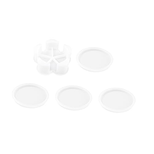 DOITOOL 5 Stück Teiliges Silikon Mold Set für Untersetzer und Aufbewahrungsboxen Flexibel Langlebig und Wiederverwendbar für Diy Projekte mit Epoxidharz und Silikonformen von DOITOOL