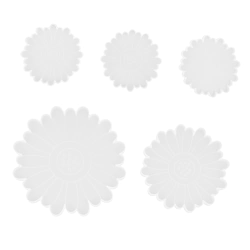 DOITOOL 5 Stück Teiliges Silikon Untersetzer Form Diy Gießform für Bastelprojekte Einfach zu Entformen Langlebig und Leicht zu Reinigen DOITOOL 5 Stück Teiliges Silikon Untersetzer Form Diy Gießform für Bastelprojekte Einfach zu Entformen Langlebig und Leicht zu Reinigen von DOITOOL