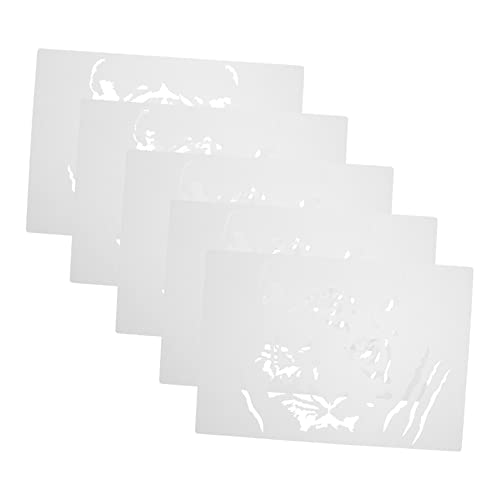 DOITOOL 5 Stück Teiliges Tiger Schablonen für Malerei Diy Bastelvorlagen Wiederverwendbare Malvorlagen für Scrapbooking Acrylfarbe Airbrush Wand und Stoffdekoration DOITOOL 5 Stück Teiliges Tiger Schablonen für Malerei Diy Bastelvorlagen Wiederverwendbare Malvorlagen für Scrapbooking Acrylfarbe Airbrush Wand und Stoffdekoration von DOITOOL
