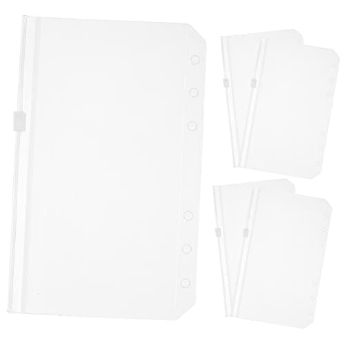 DOITOOL 5 Stück Teiliges Transparente Reißverschluss Ordner Taschen für Notizbuch Binder Wasserdichte Dokumentenaufbewahrung Format für Flexible Nutzung DOITOOL 5 Stück Teiliges Transparente Reißverschluss Ordner Taschen für Notizbuch Binder Wasserdichte Dokumentenaufbewahrung Format für Flexible Nutzung von DOITOOL