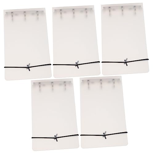 DOITOOL 5 Stück Teiliges Transparentes Binder Cover mit Abdeckung Wiederbefüllbares Notizbuch für Schule und Büro Praktische Sammelmappe für Unterlagen DOITOOL 5 Stück Teiliges Transparentes Binder Cover mit Abdeckung Wiederbefüllbares Notizbuch für Schule und Büro Praktische Sammelmappe für Unterlagen von DOITOOL