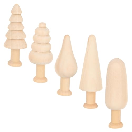 DOITOOL 5 Stück Teiliges Unbehandelte Mini Holzbäume aus Robustem Holz zum Bemalen und Gestalten Kinderfreundliches DIY Bastelspielzeug für Kreative Graffiti Dekorationen und Tischschmuck DOITOOL 5 Stück Teiliges Unbehandelte Mini Holzbäume aus Robustem Holz zum Bemalen und Gestalten Kinderfreundliches DIY Bastelspielzeug für Kreative Graffiti Dekorationen und Tischschmuck von DOITOOL