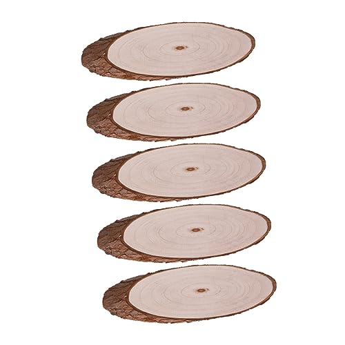 DOITOOL 5 Stück Teiliges Unbehandelter Holzscheiben Oval Diy Holzschneider für Handwerksprojekte für Dekoration und Basteln DOITOOL 5 Stück Teiliges Unbehandelter Holzscheiben Oval Diy Holzschneider für Handwerksprojekte für Dekoration und Basteln von DOITOOL