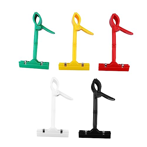 DOITOOL 5 Stück Verstellbare Preisschildhalter aus Kunststoff Clip für Schilder Etiketten und Preiskarten für Supermärkte Restaurants und Geschäfte Farbe Zufällig Zufällige Farbe von DOITOOL