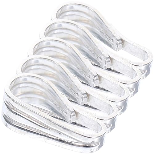 DOITOOL 5 Stück Zubehör für Guazi-Schnallen schmucksteine gemuse jewel kalanchoe armbinde Silber Halskette Verbinder Haken mehrere Schmuckanhängerverschlüsse DIY -Schmuckzubehör Silver von DOITOOL