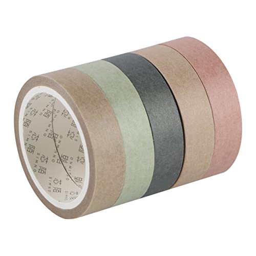 DOITOOL 5 Stück farbiges Band the washi tape bilderrahmen klebeband Adhesive Tape Unique Paper Tape Decorative Tape klebrig Pastell Aufkleber Tagebuch Deko-Washi-Tape Washi-Tape-Journaling DOITOOL 5 Stück farbiges Band the washi tape bilderrahmen klebeband Adhesive Tape Unique Paper Tape Decorative Tape klebrig Pastell Aufkleber Tagebuch Deko-Washi-Tape Washi-Tape-Journaling von DOITOOL