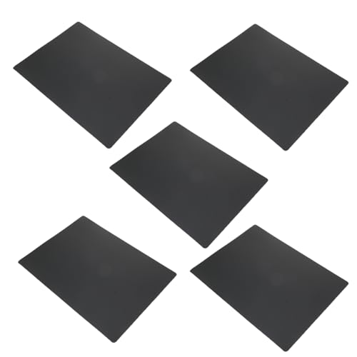 DOITOOL 5 Stücke Nagellack Palette Maniküre Farbe Finger Palette Nägel Make Up Kunst Nagel Mischfarbe Make Up Paletten Foundation Make Up Tool Abs Schwarz von DOITOOL