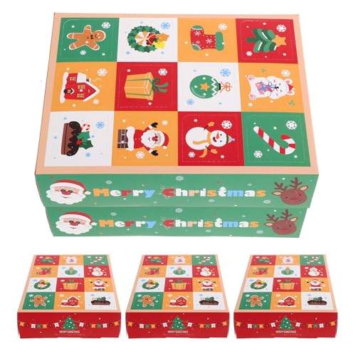 DOITOOL 5 leere Adventskalender-Boxen mit 12 Fächern, Weihnachts-Countdown-Boxen für Süßigkeiten, Schmuck, kleine Spielzeuge, Urlaubsparty-Gastgeschenke DOITOOL 5 leere Adventskalender-Boxen mit 12 Fächern, Weihnachts-Countdown-Boxen für Süßigkeiten, Schmuck, kleine Spielzeuge, Urlaubsparty-Gastgeschenke von DOITOOL