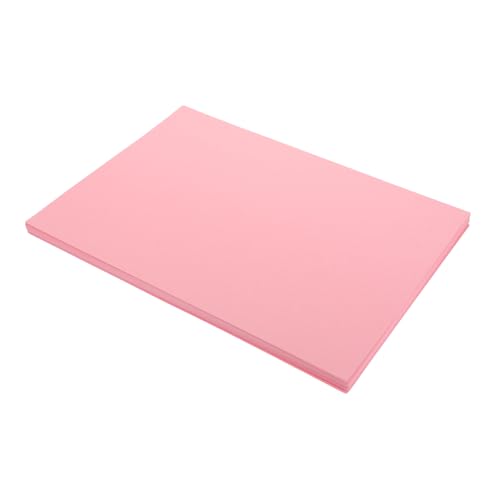DOITOOL 50 Blatt A4-Farbkarton kreativpapier paketpapier plotterpapier kraftpapier geschenkpapier bögen Karte Herstellung DIY-Papiere handgefertigte Bastelpapiere Kartonpapier Rosa von DOITOOL
