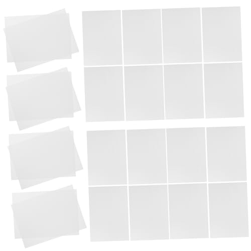 DOITOOL 50 Blatt Wassermalerei Marmorierpapier DIY Transparentpapier für basierte Techniken für kreative Projekte und Anfänger von DOITOOL