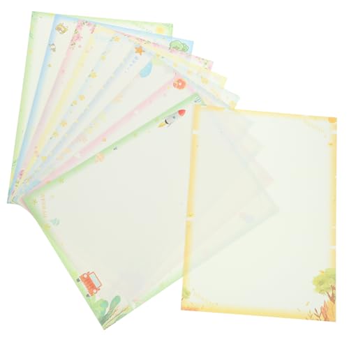 DOITOOL 50 Blatt dekoratives Druckerpapier fotodruckpapier Hochwertiges Druckerpapier Dekoratives Malpapier Taschentuch Pergament buntes Papier Malenpapier Bastelpapier selber falten von DOITOOL