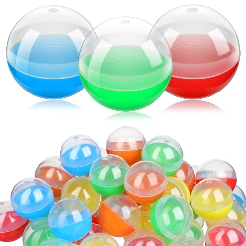 DOITOOL 50 Bunte Befüllbare Bälle für Kaugummiautomaten, Diy-spielzeug, Partygeschenke Und Ostern, 1, 49 Zoll Runde Aufbewahrungsbehälter DOITOOL 50 Bunte Befüllbare Bälle für Kaugummiautomaten, Diy-spielzeug, Partygeschenke Und Ostern, 1, 49 Zoll Runde Aufbewahrungsbehälter von DOITOOL