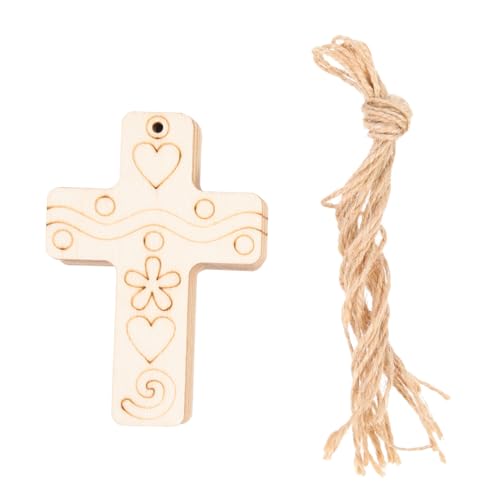 DOITOOL 50 Sätze Teiliges DIY Holzscheiben mit Kreuz Design Natürliche Leichte Holzteile zum Bemalen Kreative Bastelidee für Nachhaltiges Material für Handgemachtes und Heimdekoration DOITOOL 50 Sätze Teiliges DIY Holzscheiben mit Kreuz Design Natürliche Leichte Holzteile zum Bemalen Kreative Bastelidee für Nachhaltiges Material für Handgemachtes und Heimdekoration von DOITOOL
