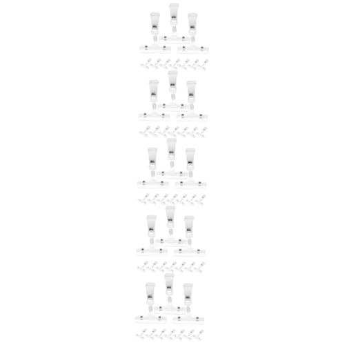 DOITOOL 50 Stck. Teiliges Drehbare Transparente Preisschildhalter Clips Verstellbare Werbeclip Halterung für Regale und Preisschilder Geeignet für Supermärkte Einzelhandel und DOITOOL 50 Stck. Teiliges Drehbare Transparente Preisschildhalter Clips Verstellbare Werbeclip Halterung für Regale und Preisschilder Geeignet für Supermärkte Einzelhandel und von DOITOOL