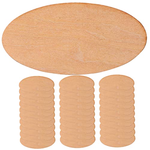 DOITOOL 50 Stück Anhänger aus Holz Basteln Herstellung Oval handgefertigt Leerzeichen unfertige leere Holzscheiben kleine Holzausschnitte handwerksschmuck aus holz DOITOOL 50 Stück Anhänger aus Holz Basteln Herstellung Oval handgefertigt Leerzeichen unfertige leere Holzscheiben kleine Holzausschnitte handwerksschmuck aus holz von DOITOOL