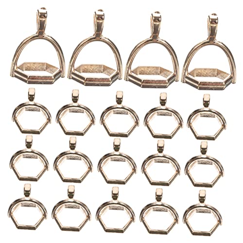 DOITOOL 50 Stück Anhängeranschluss Schlüssel Herstellung Reiz Halskette Hexagon Charme Anhänger aus Metall Schmuckanhänger aus Legierung Ohrringe DIY Charms Golden DOITOOL 50 Stück Anhängeranschluss Schlüssel Herstellung Reiz Halskette Hexagon Charme Anhänger aus Metall Schmuckanhänger aus Legierung Ohrringe DIY Charms Golden von DOITOOL