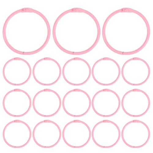 DOITOOL 50 Stück Binderringe für Loseblattringe, Metall-Karteikarten, Notizbuch, Schlüsselanhänger-Clip, Innendurchmesser 40 mm, für Buch-Karteikarten, Bindung, Schule, Büro, Partygeschenke DOITOOL 50 Stück Binderringe für Loseblattringe, Metall-Karteikarten, Notizbuch, Schlüsselanhänger-Clip, Innendurchmesser 40 mm, für Buch-Karteikarten, Bindung, Schule, Büro, Partygeschenke von DOITOOL
