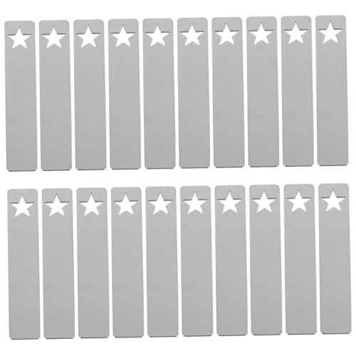 DOITOOL 50 Stück Blanko Rechteckige Gravur Anhänger Robuste Metallplatten für DIY Schmuck Namensschilder Hundemarken Polierte Oberfläche Vielseitig Einsetzbar DOITOOL 50 Stück Blanko Rechteckige Gravur Anhänger Robuste Metallplatten für DIY Schmuck Namensschilder Hundemarken Polierte Oberfläche Vielseitig Einsetzbar von DOITOOL