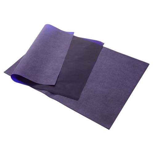 DOITOOL 50 Stück Blaues Umschreiben von Papier Kohlepapier zum Durchzeichnen auf Stoff Transferpapier zum Zeichnen Kohle-Pauspapier Graphitpapier zum Durchzeichnen DOITOOL 50 Stück Blaues Umschreiben von Papier Kohlepapier zum Durchzeichnen auf Stoff Transferpapier zum Zeichnen Kohle-Pauspapier Graphitpapier zum Durchzeichnen von DOITOOL