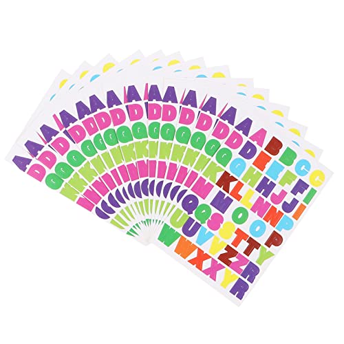 DOITOOL 50 Stück Bunte Buchstaben Sticker Selbstklebende Alphabet Aufkleber für Scrapbook und Tagebuch für Diy Projekte Hohe Klebkraft Vielfältige Designs Langlebig und Rückstandsfrei DOITOOL 50 Stück Bunte Buchstaben Sticker Selbstklebende Alphabet Aufkleber für Scrapbook und Tagebuch für Diy Projekte Hohe Klebkraft Vielfältige Designs Langlebig und Rückstandsfrei von DOITOOL