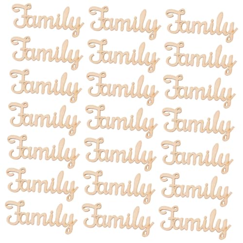 DOITOOL 50 Stück Dekorative Holzspäne Für Zu Hause Diy-blockwörter Dekorative Zeichen Stammbaum-schild Zeichen Der Bauernfamilie Familienstatuen Aus Holz Holzhängeschild Beige Hölzern DOITOOL 50 Stück Dekorative Holzspäne Für Zu Hause Diy-blockwörter Dekorative Zeichen Stammbaum-schild Zeichen Der Bauernfamilie Familienstatuen Aus Holz Holzhängeschild Beige Hölzern von DOITOOL