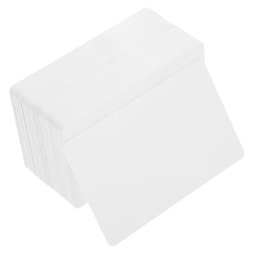 DOITOOL 50 Stück Doppelseitige Bedruckbare PVC Karten Weiß Robuste Blanko Visitenkarten Dünn Leicht Biegefest Kompakte für Praktische Nutzung Unterwegs DOITOOL 50 Stück Doppelseitige Bedruckbare PVC Karten Weiß Robuste Blanko Visitenkarten Dünn Leicht Biegefest Kompakte für Praktische Nutzung Unterwegs von DOITOOL