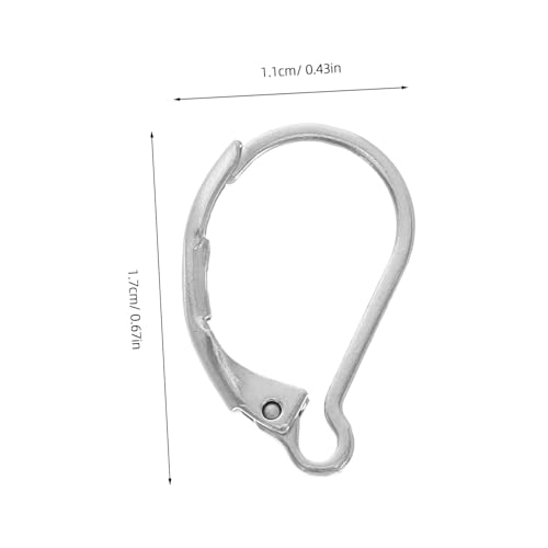 DOITOOL 50 Stück Edelstahl Ohrhaken Lever Back French Earring Hooks Hautfreundliche Verstellbare Ohrdraht-befestigungen für Schmuckherstellung DIY Anhänger Zubehör Rostfrei und Langlebig DOITOOL 50 Stück Edelstahl Ohrhaken Lever Back French Earring Hooks Hautfreundliche Verstellbare Ohrdraht-befestigungen für Schmuckherstellung DIY Anhänger Zubehör Rostfrei und Langlebig von DOITOOL
