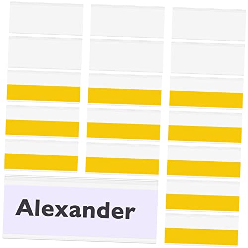 DOITOOL 50 Stück Etikettenhalter Für Displays Etiketten Für Displays Einzelhandelsetikettenhalter Displayetiketten Nummernetiketten Schilder Supermarktschilder Displayhalter von DOITOOL