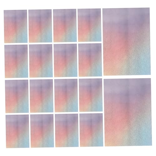 DOITOOL 50 Stück Fantasy Laserpapier Marmeladen Dekor Spiegel Scrapbook Schokoladen Geschenkpapier Holografisches Reflektierendes Papier Verpackungseinlagen Für Den von DOITOOL