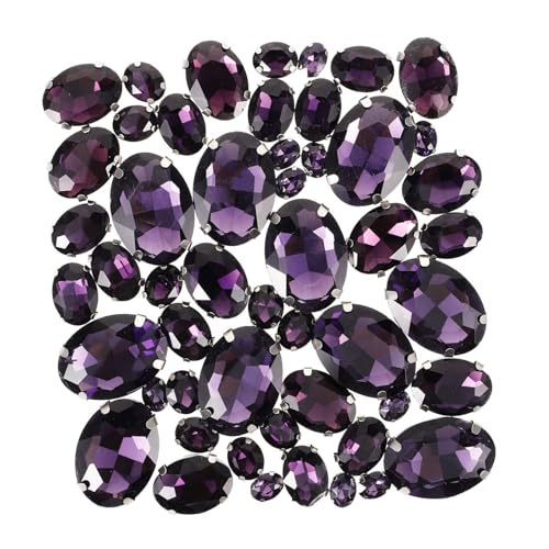 DOITOOL 50 Stück Glas strasssteine zum Aufnähen Tiefe Violette Krallenverzierung Kleine Dekorative Bastelsteine für Kleidung DIY Schmuck und Handwerksprojekte DOITOOL 50 Stück Glas strasssteine zum Aufnähen Tiefe Violette Krallenverzierung Kleine Dekorative Bastelsteine für Kleidung DIY Schmuck und Handwerksprojekte von DOITOOL
