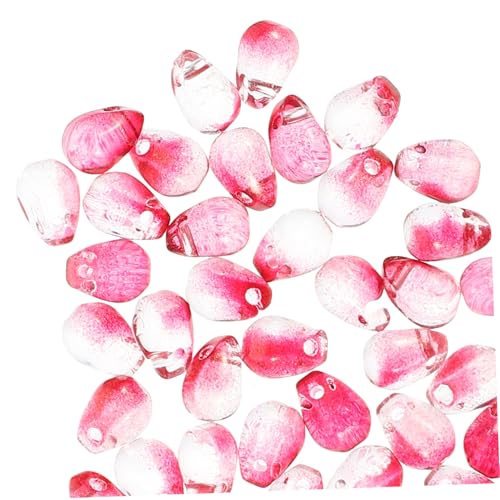 DOITOOL 50 Stück Glasperlen Wassertröpfchen zum Schmuck Basteln DIY Perlen für Armband Halskette Ohrring Bunte Zwischenperlen für Handgemachte Schmuckherstellung DOITOOL 50 Stück Glasperlen Wassertröpfchen zum Schmuck Basteln DIY Perlen für Armband Halskette Ohrring Bunte Zwischenperlen für Handgemachte Schmuckherstellung von DOITOOL