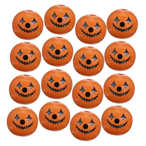 DOITOOL 50 Stück Halloween Holzperlen mit Gruseligen Gesichtern Dekorative Abstandsperlen zum Basteln DIY Schmuckherstellung Sicherer Naturholz Vielseitig für Party und Heimdeko DOITOOL 50 Stück Halloween Holzperlen mit Gruseligen Gesichtern Dekorative Abstandsperlen zum Basteln DIY Schmuckherstellung Sicherer Naturholz Vielseitig für Party und Heimdeko von DOITOOL