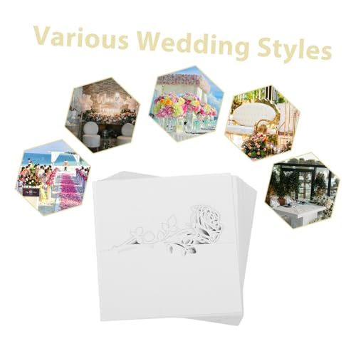DOITOOL 50 Stück Hochzeit Namenskarten mit Rosenmotiv Handbeschreibbare Tischkarten aus Stabilem Papier Platzkarten für Hochzeitsfeier Party und Dinnerveranstaltungen DOITOOL 50 Stück Hochzeit Namenskarten mit Rosenmotiv Handbeschreibbare Tischkarten aus Stabilem Papier Platzkarten für Hochzeitsfeier Party und Dinnerveranstaltungen von DOITOOL