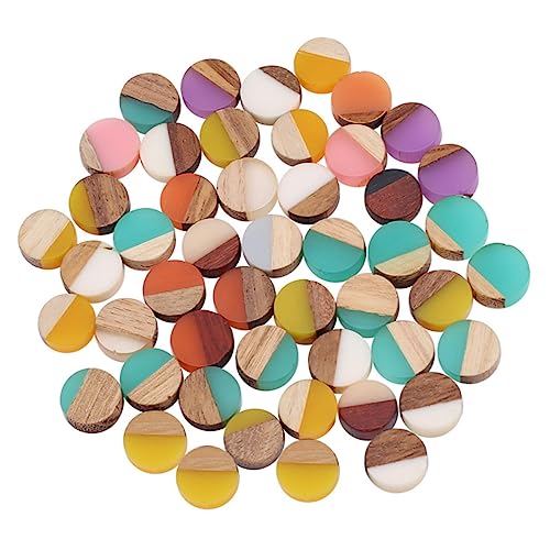 DOITOOL 50 Stück Holz mit Resin Cabochons Charms ohne Runde Geometrische DIY Schmuckanhänger für Halsketten und Ohrringe Handgemachtes Bastelmaterial Gemischt Vintage Stil DOITOOL 50 Stück Holz mit Resin Cabochons Charms ohne Runde Geometrische DIY Schmuckanhänger für Halsketten und Ohrringe Handgemachtes Bastelmaterial Gemischt Vintage Stil von DOITOOL