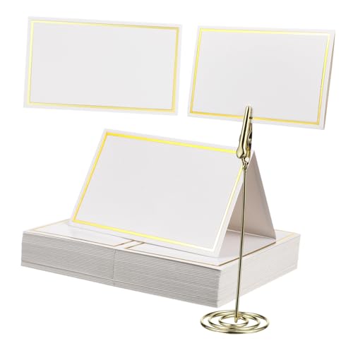 DOITOOL 50 Stück Karte Fotohalter für Tische Inhaber der Tabellennummer Fotohalterclips Papier DOITOOL 50 Stück Karte Fotohalter für Tische Inhaber der Tabellennummer Fotohalterclips Papier von DOITOOL