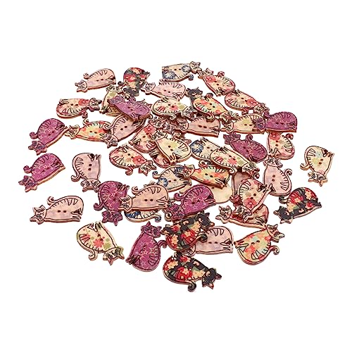DOITOOL 50 Stück Katzenknöpfe Name Hallo Cartoon-Katze-Schaltflächen Tasten Katze-Taste Holzknöpfe Kleidungsdekore Knöpfe zum Selbermachen Druckknöpfe aus Holz Cartoon-Kleidungsknöpfe DOITOOL 50 Stück Katzenknöpfe Name Hallo Cartoon-Katze-Schaltflächen Tasten Katze-Taste Holzknöpfe Kleidungsdekore Knöpfe zum Selbermachen Druckknöpfe aus Holz Cartoon-Kleidungsknöpfe von DOITOOL