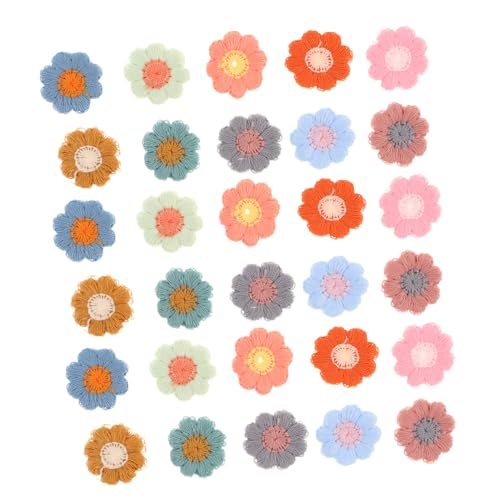 DOITOOL 50 Stück Kleine Blumen Stickerei Aufnäher Applique Patch Für Kleidung Taschen Schuhe Langlebig Einfach Zu Nähen Für DIY Bastelprojekte Und Reparaturen von DOITOOL