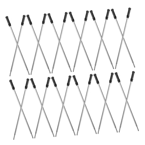 DOITOOL 50 Stück Kugelschreiberminen Cross Minen Für Kugelschreiber Cross Stiftminen Stiftminen Für Klickstifte Mit Feder Tintenminen Für Stifte Stiftminen Aus Metall Schwarz von DOITOOL