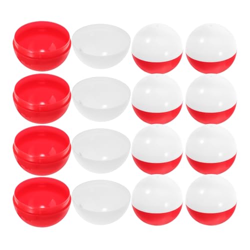 DOITOOL 50 Stück Leere Runde Kapseln, Rote Automatenkapseln, Mehrzweck-drehkugeln, Nachfüllbare Aufbewahrungsbox für Süßigkeiten, Rot Und Weiß, 1, 96 Zoll DOITOOL 50 Stück Leere Runde Kapseln, Rote Automatenkapseln, Mehrzweck-drehkugeln, Nachfüllbare Aufbewahrungsbox für Süßigkeiten, Rot Und Weiß, 1, 96 Zoll von DOITOOL