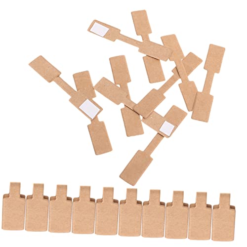 DOITOOL 50 Stück Leere Verpackungskarte Etiketten Anhänger zum Aufhängen von Schmuck klebrig Preisaufkleber Schlüssel Form Kleine Aufkleber Mini-Aufkleber leere Tag-Aufkleber Papier Kaffee DOITOOL 50 Stück Leere Verpackungskarte Etiketten Anhänger zum Aufhängen von Schmuck klebrig Preisaufkleber Schlüssel Form Kleine Aufkleber Mini-Aufkleber leere Tag-Aufkleber Papier Kaffee von DOITOOL