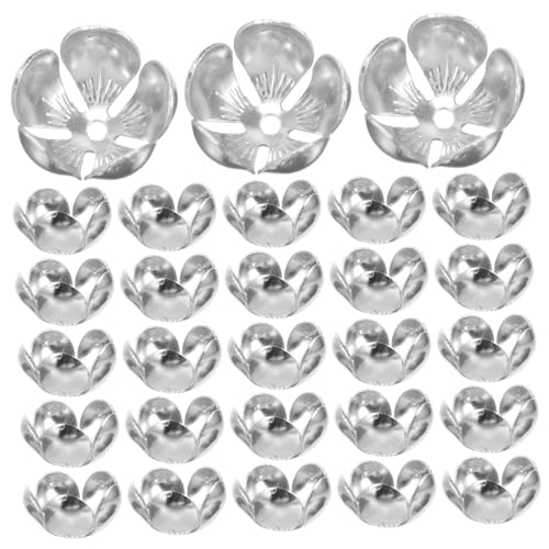 DOITOOL 50 Stück Perlenkappen Blumenform Schmuckzubehör DIY Schmuckteile für Armbänder Halsketten Ohrringe Basteln mit Glatter Oberfläche und Vielseitiger Verwendung DOITOOL 50 Stück Perlenkappen Blumenform Schmuckzubehör DIY Schmuckteile für Armbänder Halsketten Ohrringe Basteln mit Glatter Oberfläche und Vielseitiger Verwendung von DOITOOL