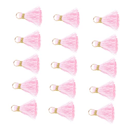 DOITOOL 50 Stück Quastenzubehör Schlüssel Dekorative Quasten Farbiger Quastenanhänger Seidige Handgemachte Quaste Für Diy Quaste Seidige Handgefertigte Quasten Kleine Quasten Rosa Rayon DOITOOL 50 Stück Quastenzubehör Schlüssel Dekorative Quasten Farbiger Quastenanhänger Seidige Handgemachte Quaste Für Diy Quaste Seidige Handgefertigte Quasten Kleine Quasten Rosa Rayon von DOITOOL