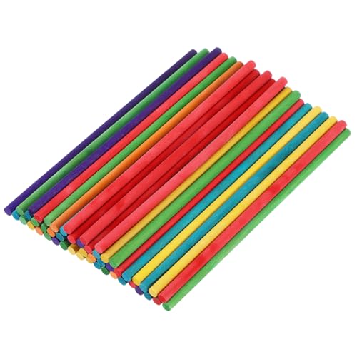 DOITOOL 50 Stück Runde Stick -spielzeuge Am Stiel Stangen Farbige Eisstiele Schüttgut Zylindrisch Produkt Basteln Sortiert Pop Stöcke Hersteller Bunt Runde Eisstiele Runder Stab Bambus DOITOOL 50 Stück Runde Stick -spielzeuge Am Stiel Stangen Farbige Eisstiele Schüttgut Zylindrisch Produkt Basteln Sortiert Pop Stöcke Hersteller Bunt Runde Eisstiele Runder Stab Bambus von DOITOOL