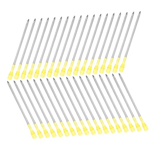 DOITOOL 50 Stück Schwarze Kugelschreiberminen Mittlere Spitze Metallische Ersatzminen für Büro Schule und Alltag Kompatibel mit Retractable Kugelschreibern für Glattes Schreiben DOITOOL 50 Stück Schwarze Kugelschreiberminen Mittlere Spitze Metallische Ersatzminen für Büro Schule und Alltag Kompatibel mit Retractable Kugelschreibern für Glattes Schreiben von DOITOOL