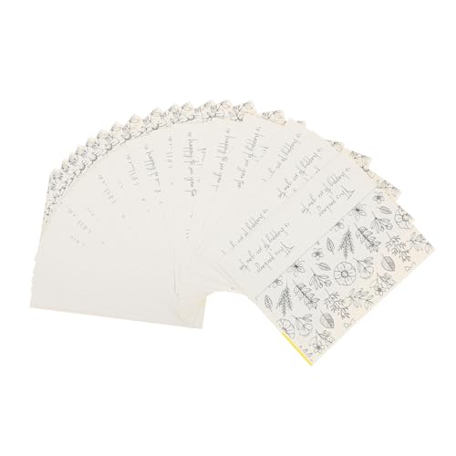DOITOOL 50 Stück Selbstklebende Geschenkaufkleber Rechteckige Etiketten für Boxen und Verpackungen Hochwertige Klebeetiketten aus Beschichtetem Papier für und Persönliche Botschaften von DOITOOL