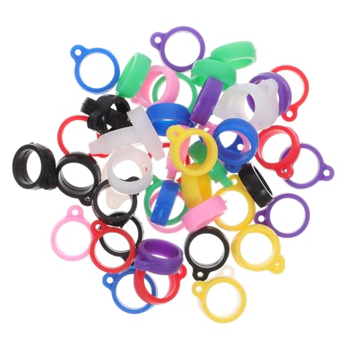DOITOOL 50 Stück Silikonringhalterung Ringmaß für lose Ringe dicke Biegeringe Ringversteller Lanyard-Halskette Ringstift Schlüsselbundarmband Ringstopper für lose Ringe Kieselgel DOITOOL 50 Stück Silikonringhalterung Ringmaß für lose Ringe dicke Biegeringe Ringversteller Lanyard-Halskette Ringstift Schlüsselbundarmband Ringstopper für lose Ringe Kieselgel von DOITOOL